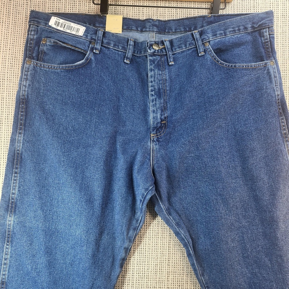Wrangler Rugged Wear Jeans Mens‎ 44x30 Blue Relaxed Fit Denim Workwear Classic